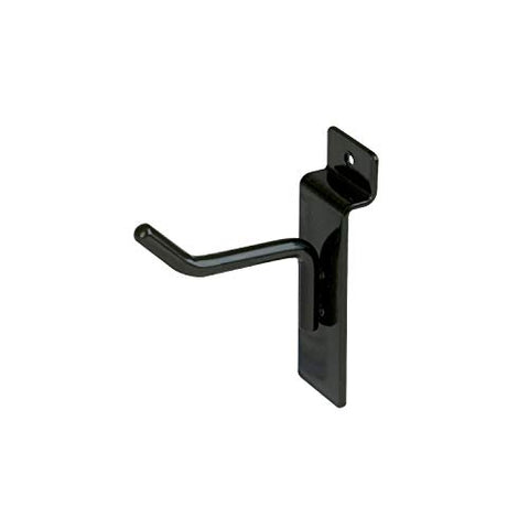 Special Offer 1'' to 12'' Deluxe Slatwall Hook Peg Hook Gridwall Hook - White/Black/Chrome @ 100 PCS Per Carton
