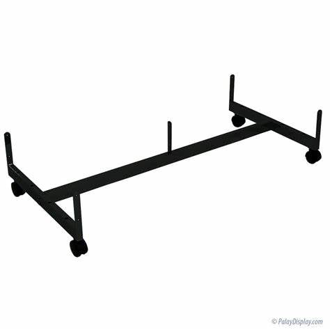 48"L x 24”W Gridwall Gondola Base With Casters - Black @1PCS Per Carton