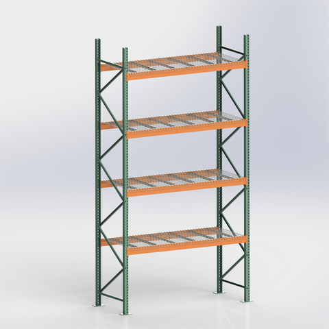 Bolted Teardrop Pallet Rack Upright Frame