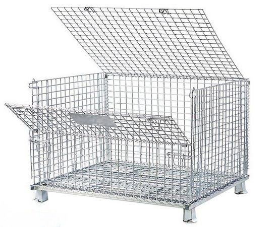 Collapsible Wire Container With LID