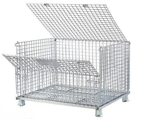 Collapsible Wire Container With LID