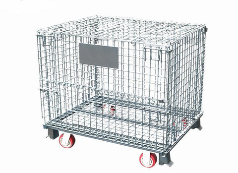 Collapsible Wire Container With LID