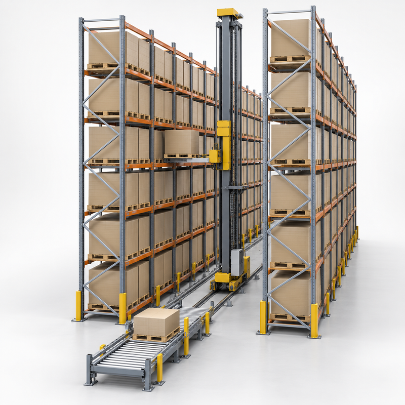 Automated Storage and Retrieval System product concept render