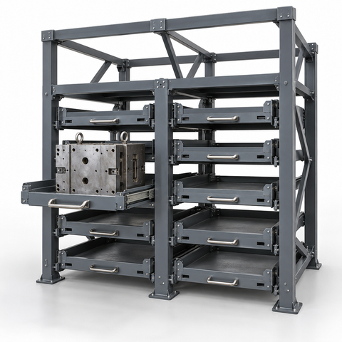 Mold Storage Rack product concept render