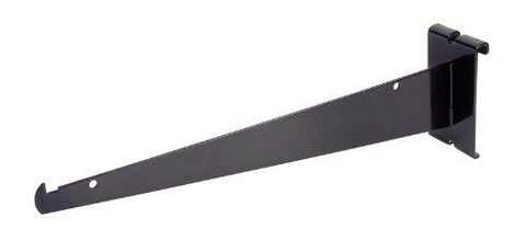 Special Offer 12'' Knife Bracket Shelf Bracket For Gird Wall - Black @48PCS Per Carton