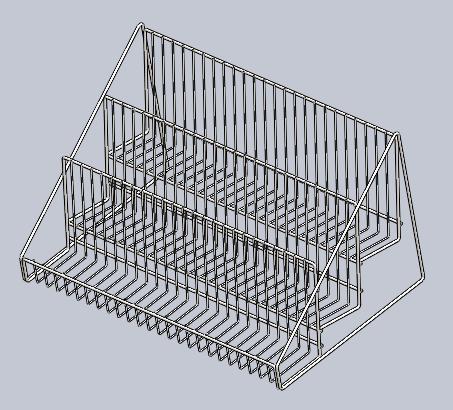 Countertop Wire Rack (3 Tier & 6 Tier)- Black @1 PC Per Carton