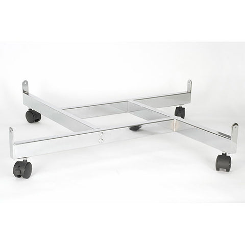 36”L  x  36”W 4 Ways Grid Base With Casters - Black/White/Chrome @4 PCS Per Carton