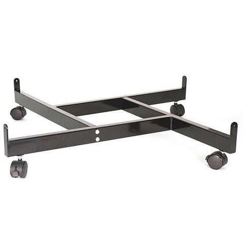 36”L  x  36”W 4 Ways Grid Base With Casters - Black/White/Chrome @4 PCS Per Carton