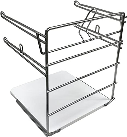 12"W x 12"L x 16"H Bagging Stand Rack T - Shirt Handle Bag Holder Rack - Chrome @5 PCS Per Carton