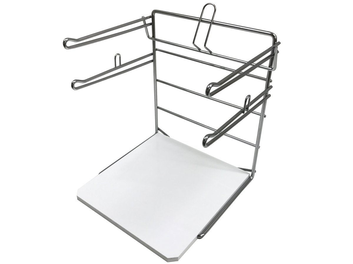 12"W x 12"L x 16"H Bagging Stand Rack T - Shirt Handle Bag Holder Rack - Chrome @5 PCS Per Carton