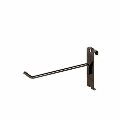 Special Offer 1'' to 12'' Deluxe Slatwall Hook Peg Hook Gridwall Hook - White/Black/Chrome @ 100 PCS Per Carton