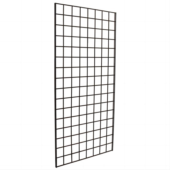 2' Width Grid Wall Panel - White/Black/Chrome @3 PCS Per Carton