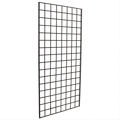 2' Width Grid Wall Panel - White/Black/Chrome @3 PCS Per Carton