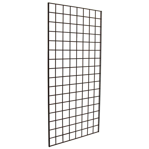 4' Width Grid Wall Panel - White/Black/Chrome @3 PCS Per Carton