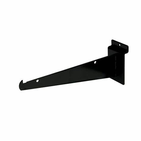 12''-14'' Knife Bracket Shelf Bracket For Grid Wall And Slat Wall- Black/White/Chrome @50PCS Per Carton
