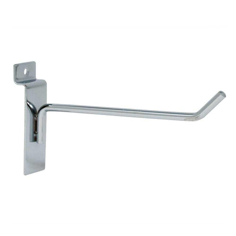Special Offer 1'' to 12'' Deluxe Slatwall Hook Peg Hook Gridwall Hook - White/Black/Chrome @ 100 PCS Per Carton