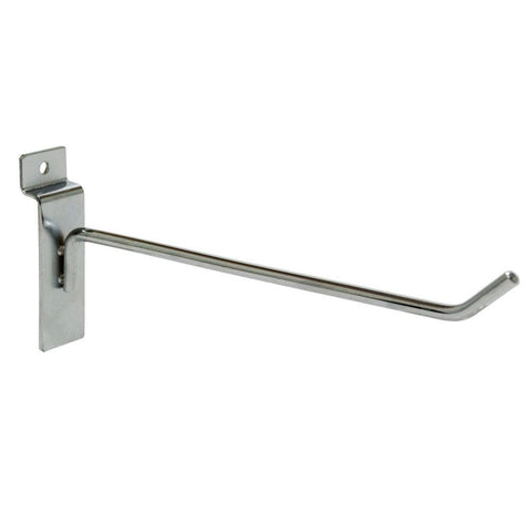 Special Offer 1'' to 12'' Deluxe Slatwall Hook Peg Hook Gridwall Hook - White/Black/Chrome @ 100 PCS Per Carton
