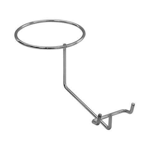 Single Hat Display for 1/8” or 1/4” Pegboard - Chrome @50 PCS Per Carton