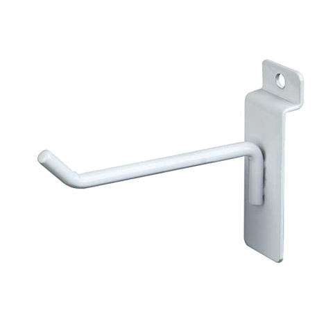 2'' to 12'' Deluxe Slatwall Hook Peg Hook- White/Black/Chrome @ 100 PCS Per Carton