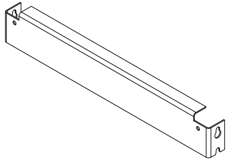 Tie Support For Boltless Shelving 14 Gauge