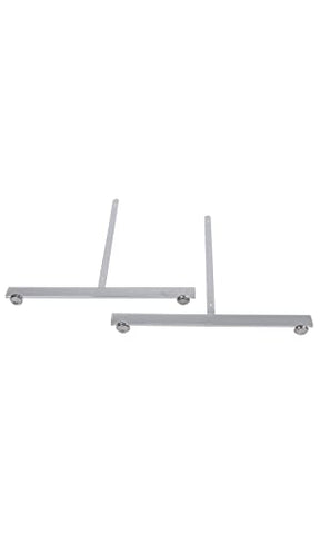 24''L x 24'' H Wire Grid Display T Legs(2PCS/SET) - Black/White/Chrome @10PCS Per Carton