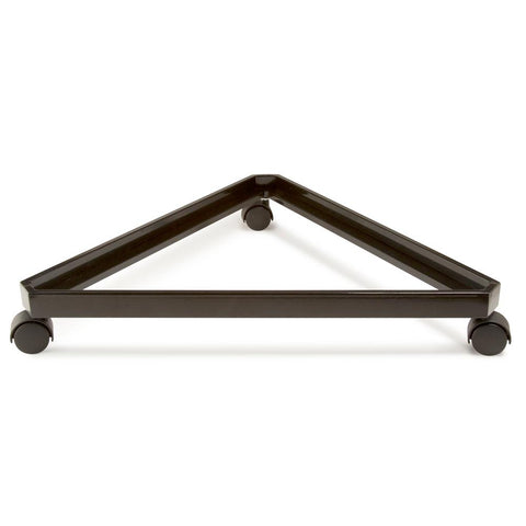 24'' L x 24'' W x 24'' D Triangle Grid Base With Casters - White/Black/Chrome @3 PCS Per Carton