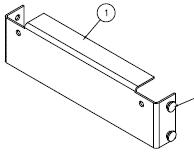 Boltless Shelving Wall Tie 9 '' Length