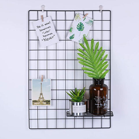 10" L × 4"W  Wire Shoe Shelf Wall Shelf  for  Gridwall - Black @50 PCS Per Carton