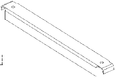 Z Beam Tie Support 14 Gauge