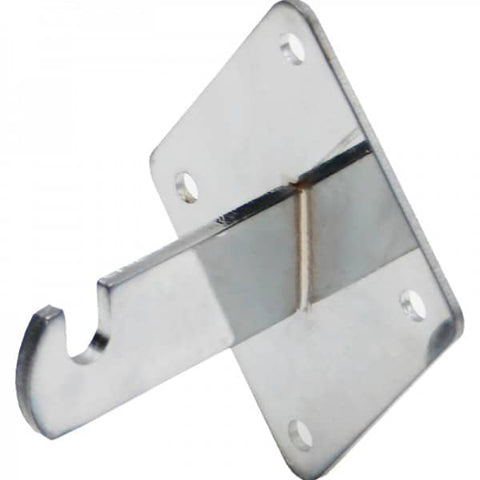 Wall Mount Black  Bracket for Gridwall Panel - Black/White/ Chrome @ 100PCS Per Carton